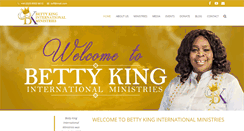 Desktop Screenshot of bettykingministries.org