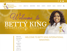 Tablet Screenshot of bettykingministries.org